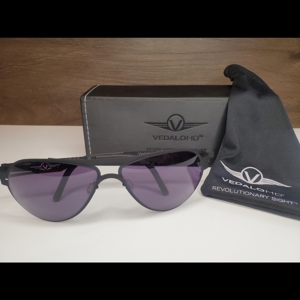 NEW VEDALO HD PILOT SUNGLASSES/REVOLUTIONARY SIGHT